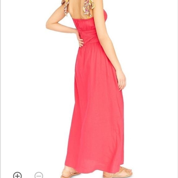 Free People Size 4 Hot Pink Santorini Maxi Dress NWT - Picture 8 of 8